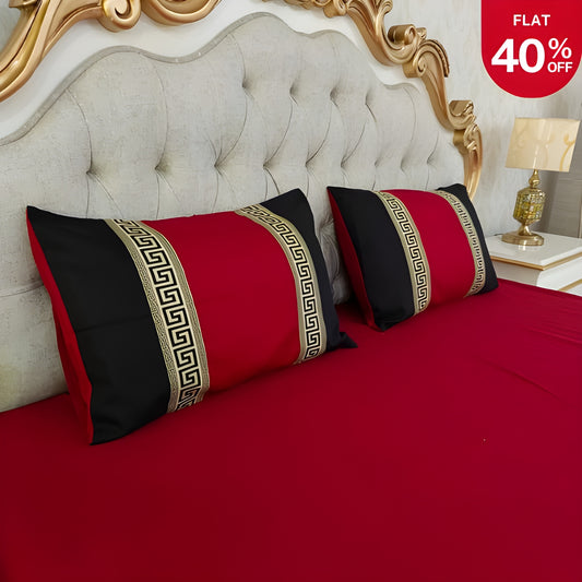 Luxury Cotton Duck Bedsheet Set King Size – With 2 Pillow Covers