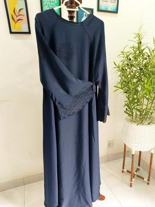 Navy Blue Abaya