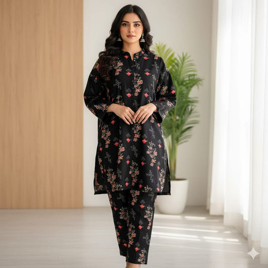 Heater Wool Fabric Imported – Soft Wool Material for Winter Dresses