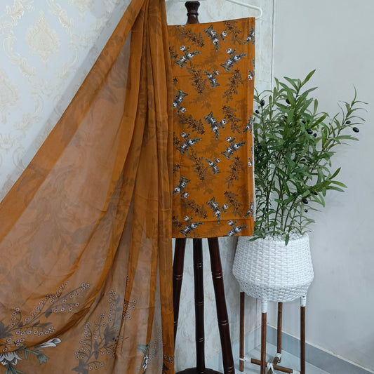 Premium Lawn Digital Printed 3 Piece Unstitched