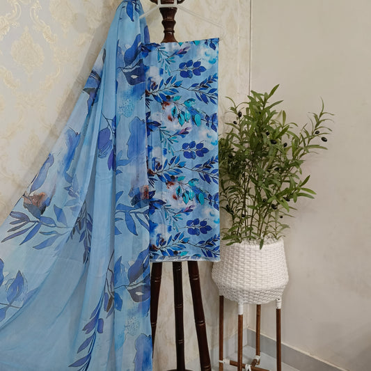 Premium Lawn Digital Printed 3 Piece Unstitched