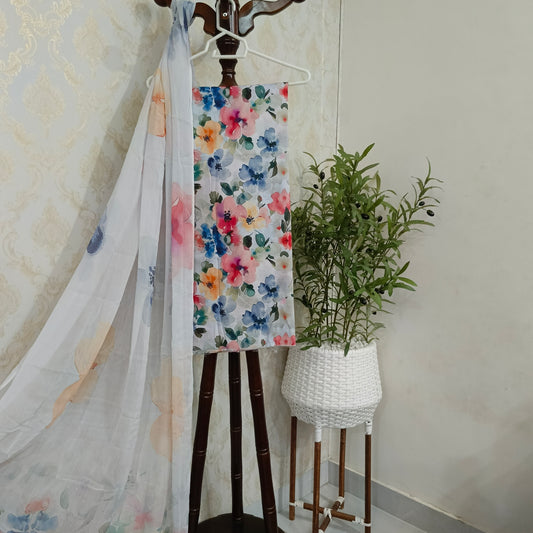Premium Lawn Digital Printed 3 Piece Unstitched