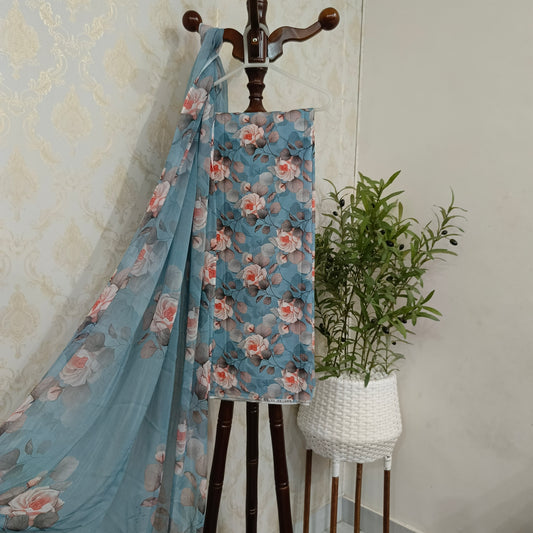 Premium Lawn Digital Printed 3 Piece Unstitched