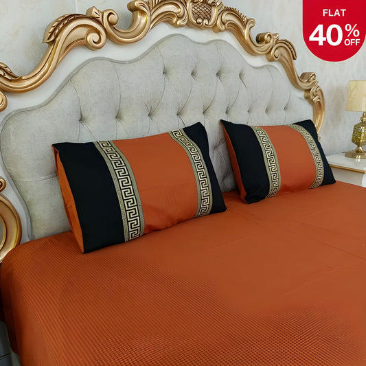 Luxury Cotton Duck Bedsheet Set King Size – With 2 Pillow Covers