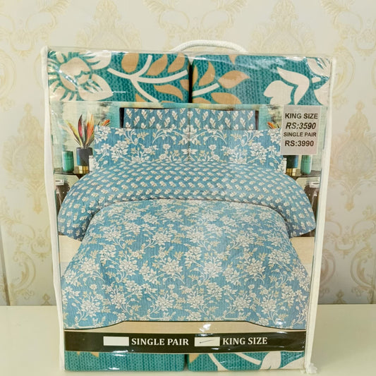 Premium Cotton King-Size Bedsheet