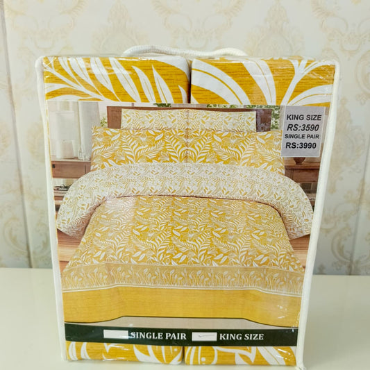 Premium Cotton King-Size Bedsheet