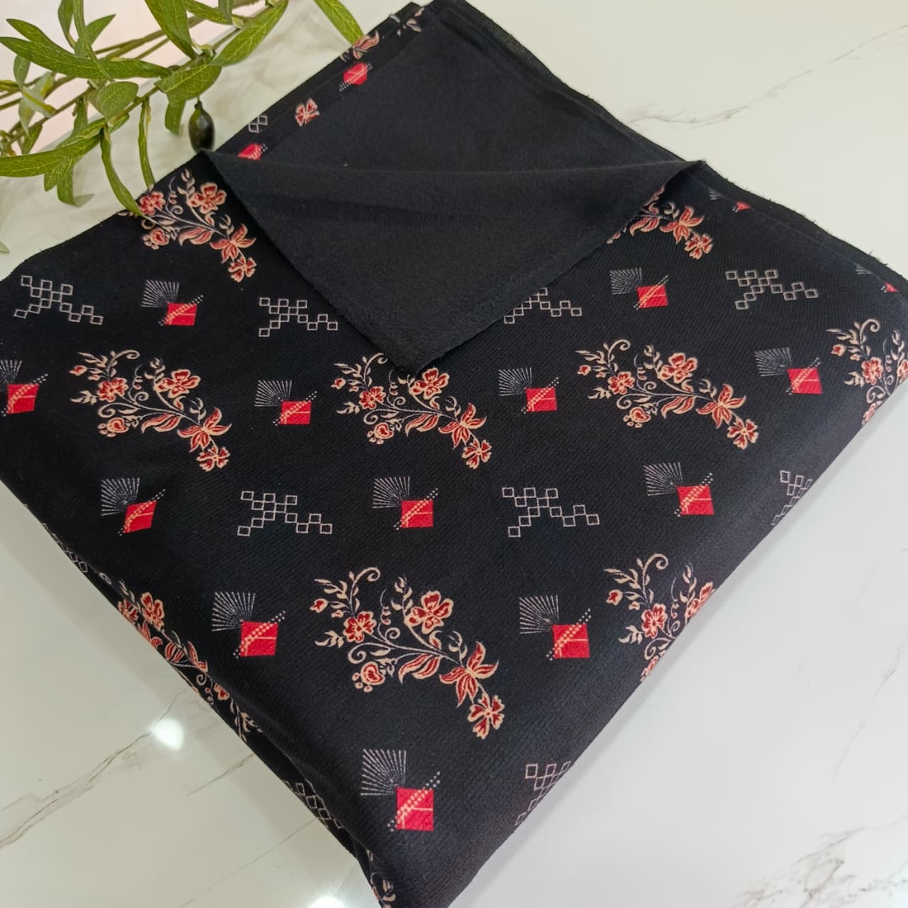 Heater Wool Fabric Imported – Soft Wool Material for Winter Dresses