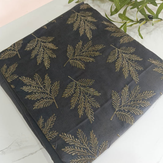 Embroidered Corduroy 2-Piece Suit