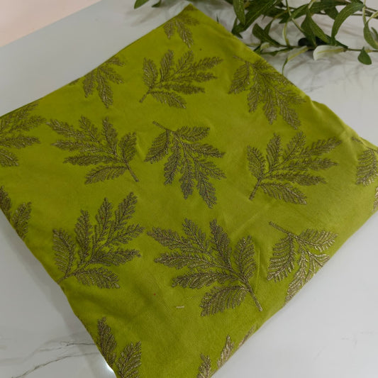 Embroidered Corduroy 2-Piece Suit