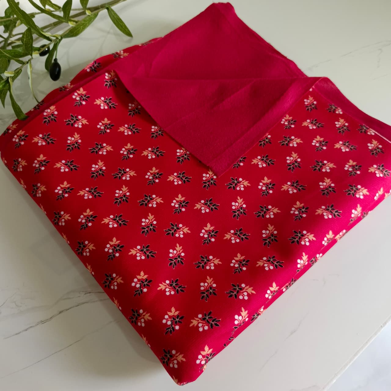 Heater Wool Imported Collection (Deep pink) – Soft Wool Material for Winter Dresses