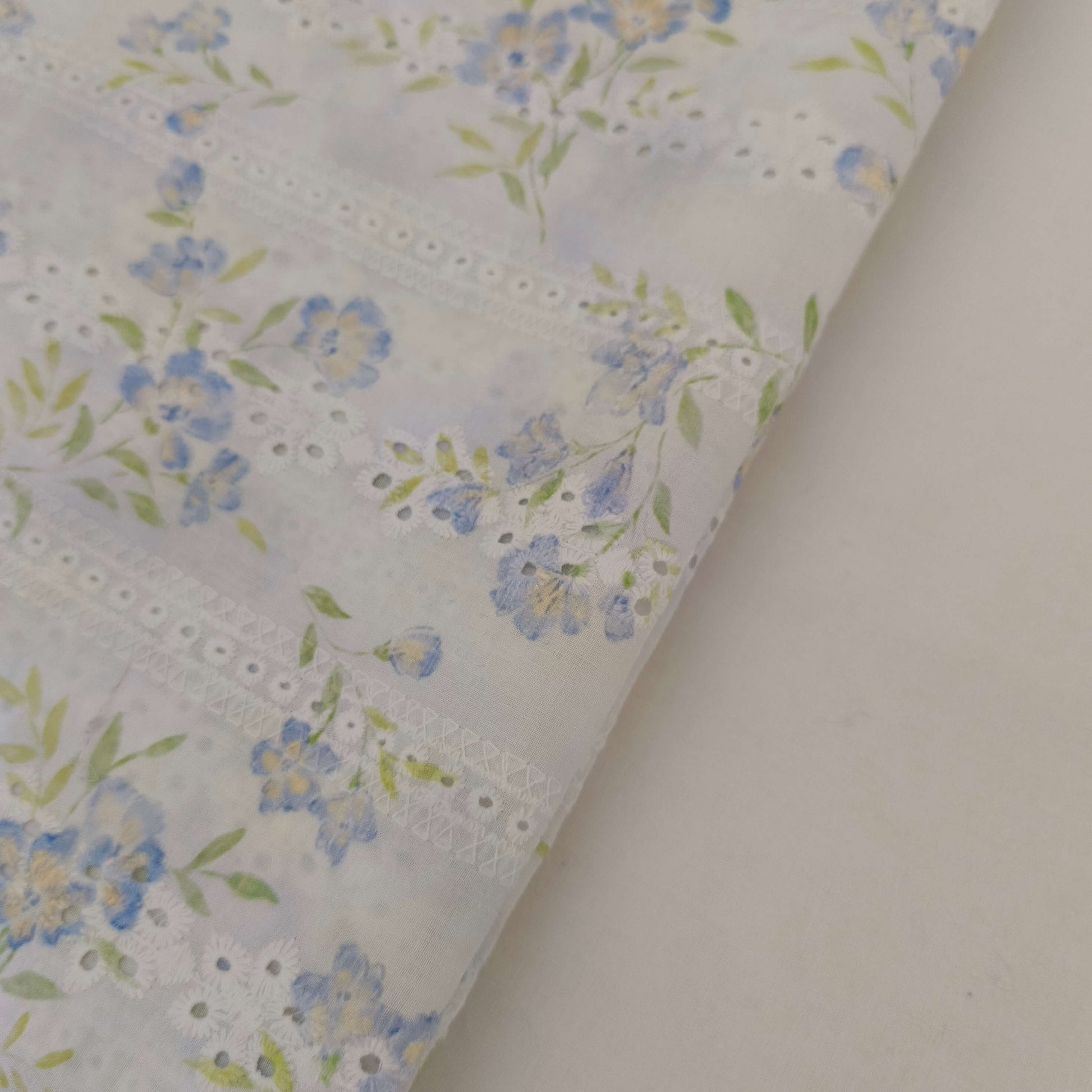 White Light Mauve Floral