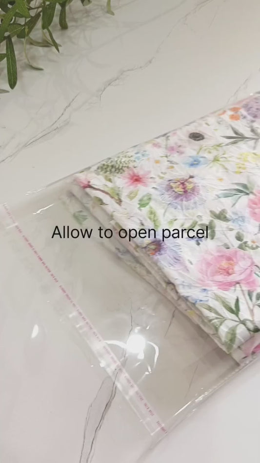 Imported Chicken Kari Lawn Shirt with Plain Trouser (White Multi Floral)