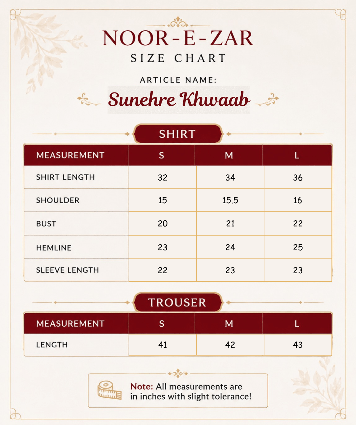 Zar - Sunehre Khwaab Premium Embroidered 3 Piece Suit | Luxury Wedding & Festive Wear Pakistan