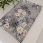 Imported Chicken Kari Lawn Shirt with Plain Trouser (Grey Floral)