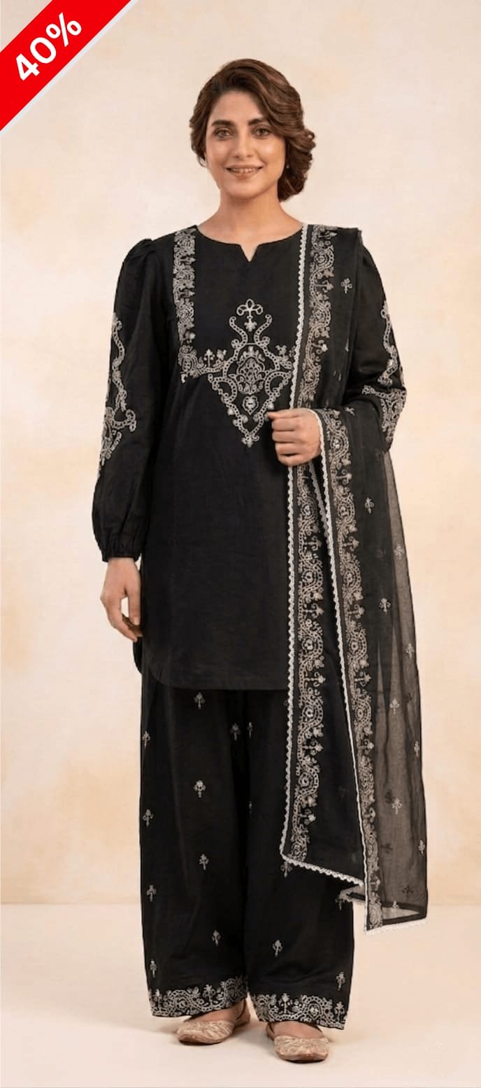 Raat Ki Rani Premium 3 Piece Suit Raat Ki Rani Premium 3 Piece Suit Luxury Wedding and Festive Wear Pakistan