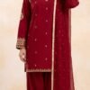 Zar - Mehre Laal Premium Embroidered 3 Piece Suit | Luxury Wedding & Festive Wear Pakistan