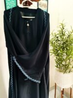 Abaya - Blue Strip - Image 3