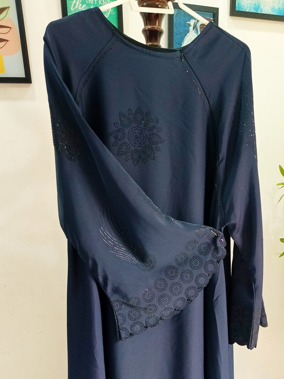 WhatsAppImage2025-09-20at18.07.06_c01c174b Navy Blue Abaya - Image 1