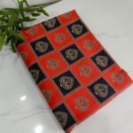 Premium Lawn 2 Piece Suit (Black Orange Check)