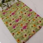 Premium Bana Dora Lawn 2 Piece Suit (Green Multi Floral)