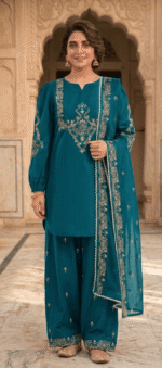 3 piece suit Embroidery solid Luxury Premium designer boutique latest style 3 piece suit festive