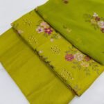 Embroidered Breeze Lawn 3 Piece Suit - Summer Collection Pakistan Lime Green