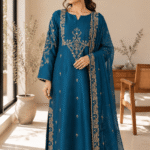 Zar - Zinc Kaftan Premium Embroidered 3 Piece Suit | Luxury Wedding & Festive Wear Pakistan